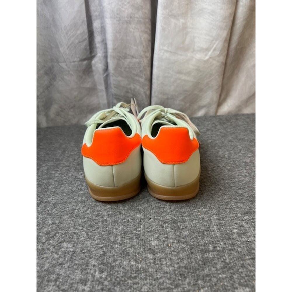 Adidas Womens Gazelle Indoor Linen Green Solar Orange IF6982 Sz 10.5 - Picture 5 of 13